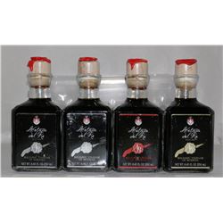 LOT OF 4 NEW 250ML BOTTLES OF BALSAMIC VINEGAR