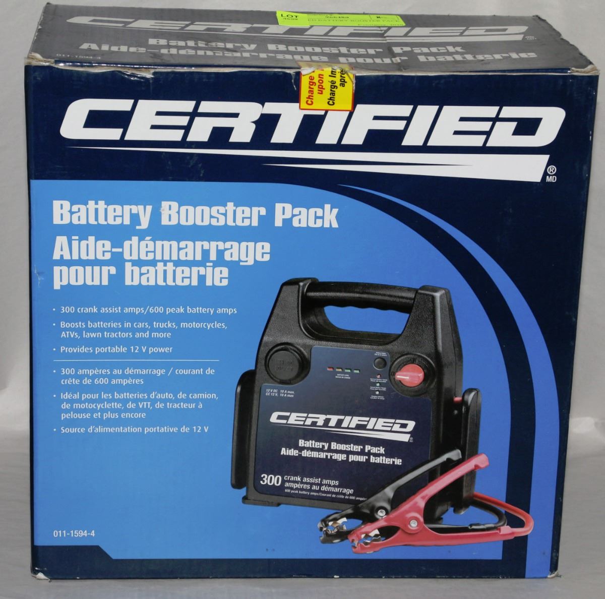 CERTIFIED BATTERY BOOSTER PACK