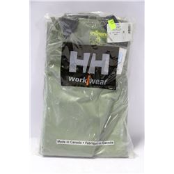 HELLY HANSEN LIGHT GREEN XL BIB PANTS
