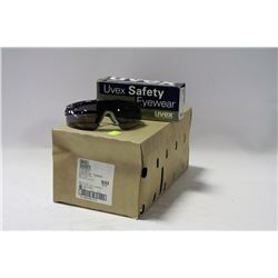 BOX OF 10 UVEX SAFETY GLASSES