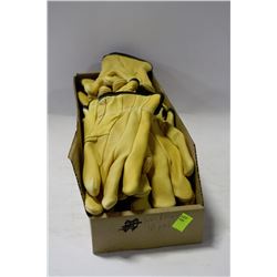 BOX OF 8 LEATHER GLOVES