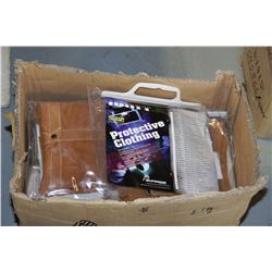 BOX OF KEVLAR PROTECTIVE WELDING CLOTHING