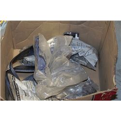 BOX OF ASSORTED MILLER HARNESSES