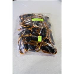 BAG OF 50 KEY CHAINS (GOLD)