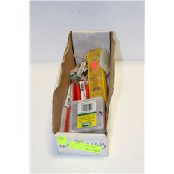 BOX  OF DRILL BITS ( CARBIDE & ASSORTED