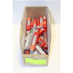 BOX OF ASSORTED TAPS