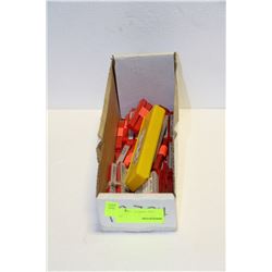 BOX OF ASSORTED TAPS + BLADE BITS