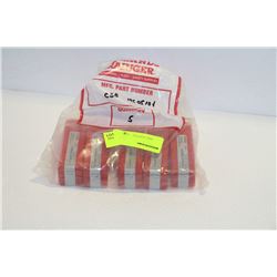 LOT OF 5 1 AND 1/16TH DRILL BITS ( CARBIDE SLOT