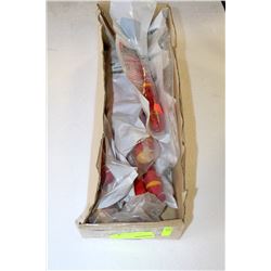 BOX OF INSULATED ASSORTED SCREWDRIVERS