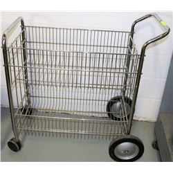 CHROME 4 WHEEL CART
