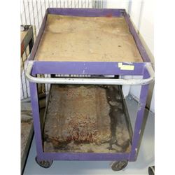 PURPLE STEEL PARTS CART