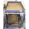 Image 1 : PURPLE STEEL PARTS CART