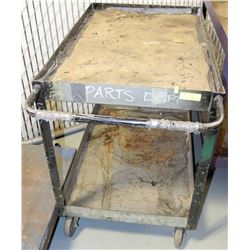 BLACK STEEL PARTS CART