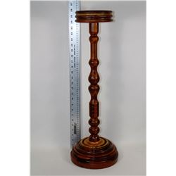 VINTAGE WOODEN ASHTRAY STAND