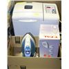 Image 1 : OSTER BREAD MAKER & 2 TFAL IRONS