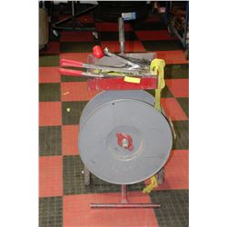 COMMERCIAL STRAPPING WHEEL WITH CRIMPER AND