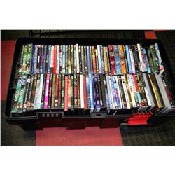 TOTE BOX OF APPROX 200 DVD MOVIES INCL.SEASONS