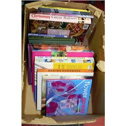 BOX OF HARDCOVER BOOKS
