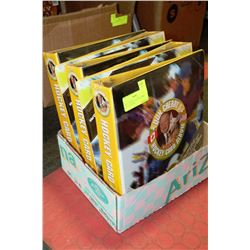 5 DON CHERRY'S HOCKEY CARD ALBUM BINDERS