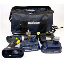 18V CORDLESS SWING DRILL W/ 2 BATTERIES & CHARGER