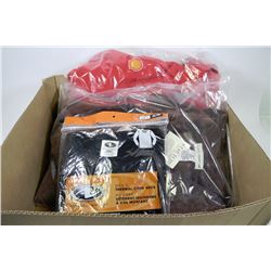 BOX W/NEW MEN'S TOPS INCL.JACKET - SIZES: XL, 2XL