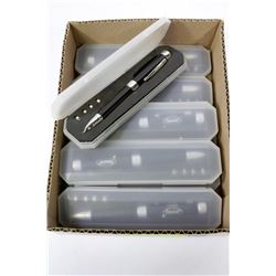 BOX W/8 NEW DUAL PEN/MINI-FLASHLIGHT