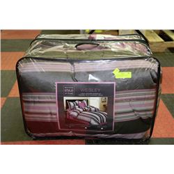 WESLEY COMFORTER, SKIRT, PILLOW SHAMS &