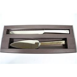 VERA WANG WEDGEWOOD WEDDING KNIFE AND CAKE CUTTER