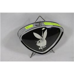 VINTAGE PLAYBOY CHROME WIND-UP ALARM CLOCK