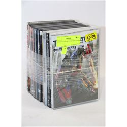 LOT OF 10 ASSORTED ACTION  DVD'S