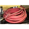 Image 1 : RED 25 FOOT RUBBER AIR HOSE