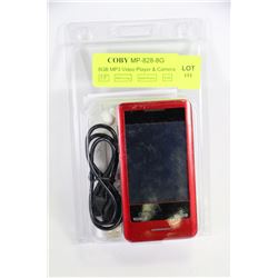 NEW COBY 8GB MUSIC AND VIDEO PLAYER