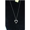 Image 4 : 10K YELLOW GOLD-1.00CT DIAMOND HEART PENDANT W/COA
