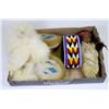 Image 1 : BOX OF NATIVE AMERICAN VINTAGE PAPOOSE DOLL,
