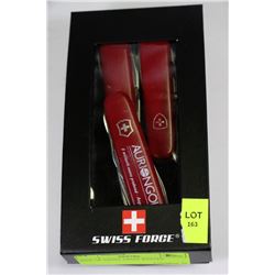 BOX OF SWISS ARMY KNIVES
