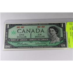 CANADIAN CENTENNIAL ONE DOLLAR BANKNOTE