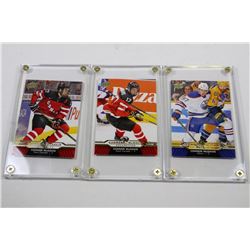 CONNOR MCDAVID UPPERDECK HOCKEY CARDS X3