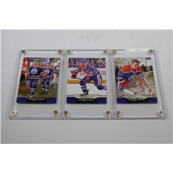 CONNOR MCDAVID 1ST YEAR OILER UPPER DECK CARDS X3