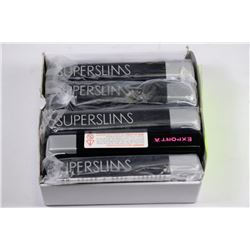BOX OF 10 EXPORT A SUPERSLIM REFILLABLE LIGHTERS