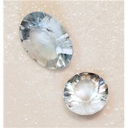 #11-GENUINE LAZER CUT AQUAMARINE GEMSTONES