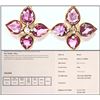 Image 1 : #16-14KT GOLD PINK SAPPHIRE (6.4CT) & DIAMOND