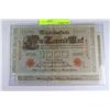 Image 1 : GERMAN 1910 RED SEAL 1,000 MARK BANKNOTES X2