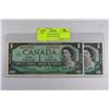 Image 1 : GEM UNC 1967 GP PREFIX CENTENNIAL $1 NOTES X2