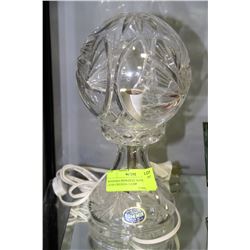 BOHEMIA PINWHEEL HANDCUT LEAD CRYSTAL LAMP