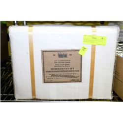 QUEEN DUVET SET INCL. DUVET COVER & 2 SHAMS