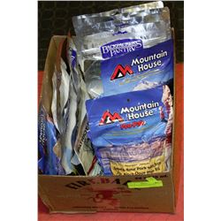 BOX OF 15 SURVIVAL MEALS,