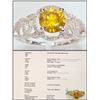 Image 1 : #50-14KT GOLD YELLOW & WHITE DIAMOND(1.79CT)RING