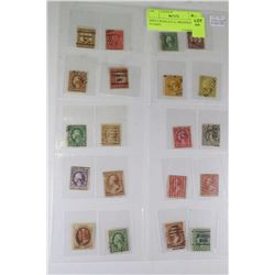 SHEET WITH 20 U.S. PRESIDENT STAMPS