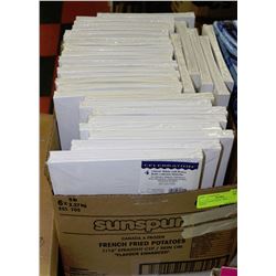 BOX OF NEW MANY  WHITE GIFT BOXES