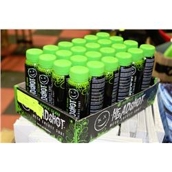 BOX OF APPLE SLAM HEADSHOT ENERGYSHOT DRINKS